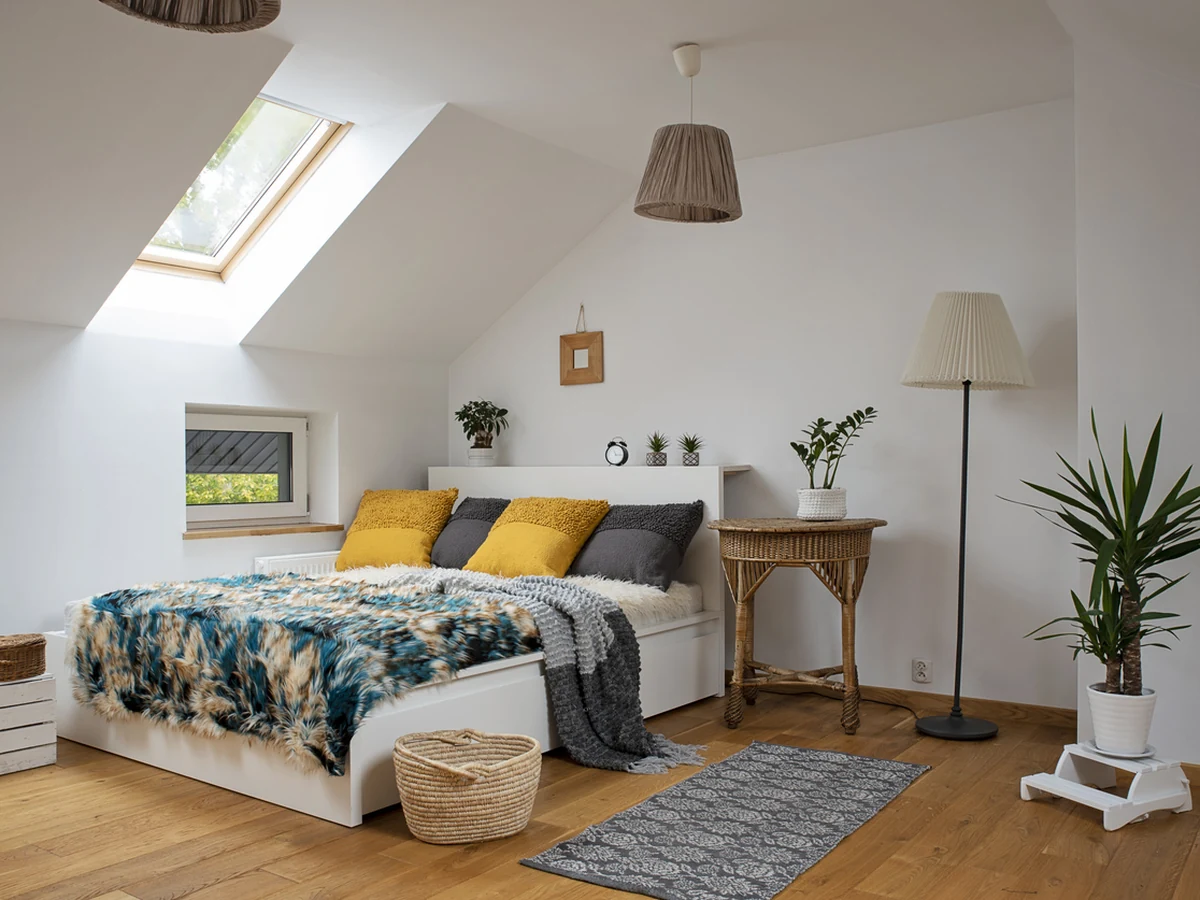 Bedroom Painting Attic Boho Bedroom by Winchester Decorators in Winchester