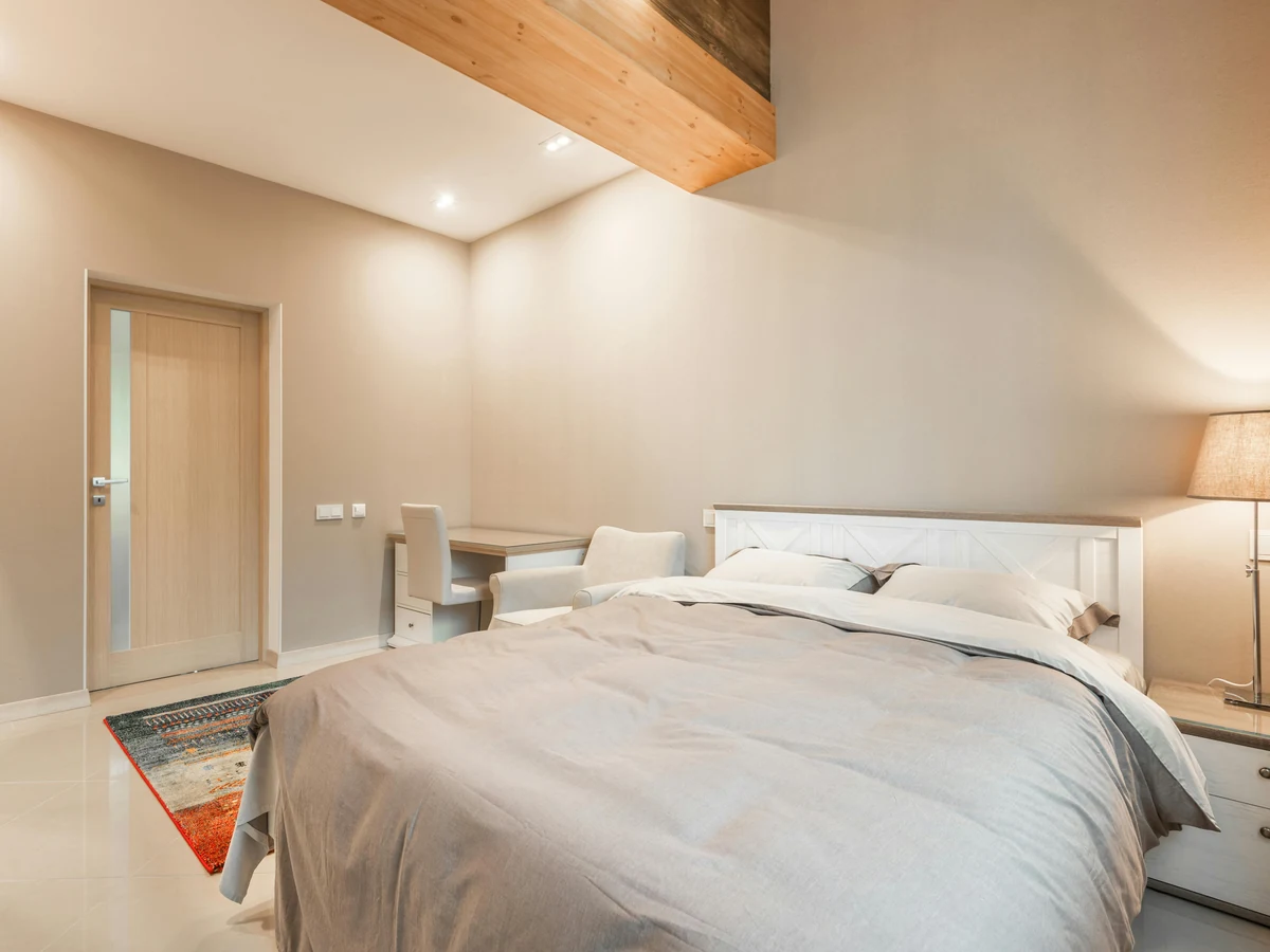 Bedroom Painting Bright Neutral Bedroom by Winchester Decorators in Winchester