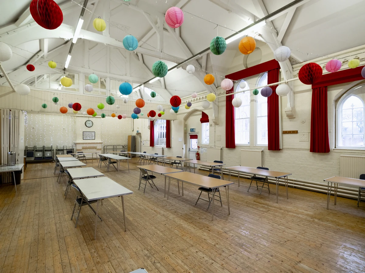 Commercial Painting Large Community Hall by Winchester Decorators in Winchester