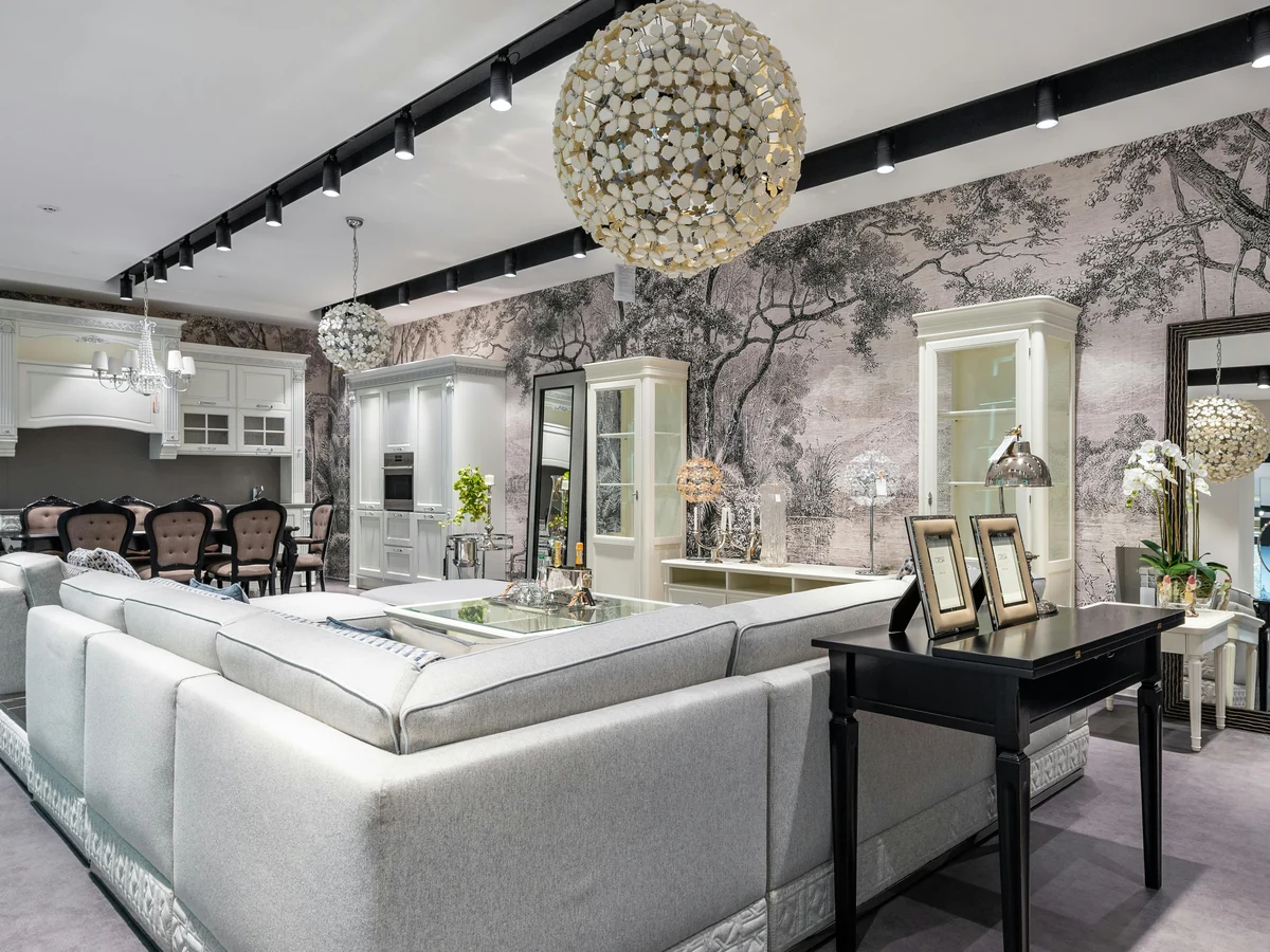 Elegant living room with professional interior painting in Winchester